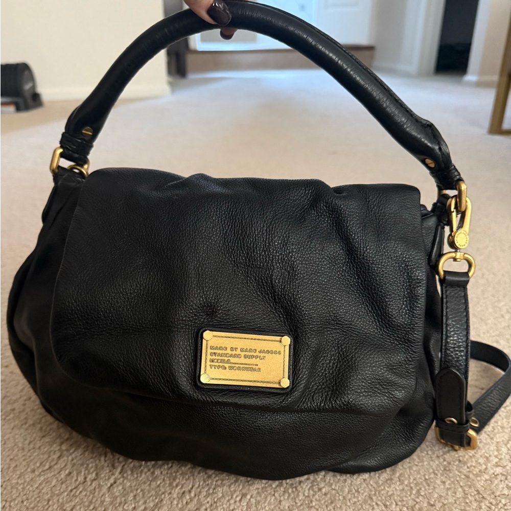 Marc Jacobs Black Leather Handbag